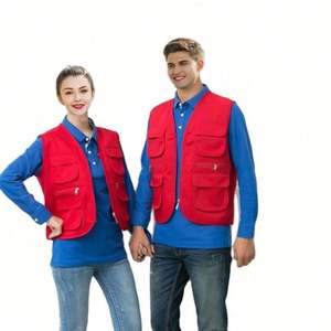 Veste sans manches multifonctionnelle à fermeture éclair, multi-poches, pour l'extérieur, veste photographique - Product Image 3