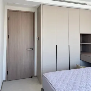 맞춤형 하우스 호텔 아파트 Prehung 도어 인테리어 룸 나무 플라스틱 복합 페인트 문