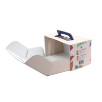 Logo imprimé personnalisé de boîte à vin boîte d'emballage recyclable durable pliable pour boissons au vin avec fenêtre transparente transparente