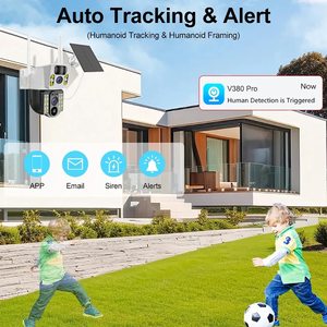Cámara de Seguridad Solar V380pro 4G con Doble Lente PIR, Zoom Óptico 10x, 5MP 2K, Bajo Consumo, Visión Nocturna, Audio Bidireccional y Detección Humana en la Nube - Product Image 3