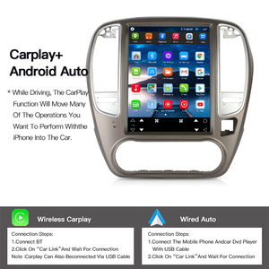 Radio HFMidia de 9.7 Pulgadas con Pantalla Vertical, Multimedia, Bluetooth, para Nissan Bluebird Sylphy G11, Reproductor de Video para Auto con CarPlay - Product Image 4