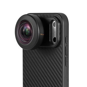Nouveautés : Adaptateur d'objectif fisheye pour téléphone portable, taille 17 mm, étui, champ de vision de <span class=keywords><strong>200</strong></span> degrés, objectif fisheye mobile 14 mm - Product Image 2