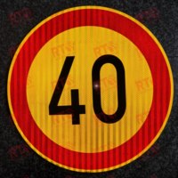 Feuille de matériau réfléchissant en aluminium personnalisée, autocollant réfléchissant imprimé très visible, signalisation routière de sécurité, panneau de signalisation d'avertissement