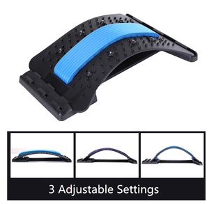 Estirador de Espalda con Terapia Magnética, Diseño Arqueado para Cuello/Hombros/Cintura/Trasero, Masajeador Lumbar, 3 Ajustes, Alivio del Dolor - Product Image 2