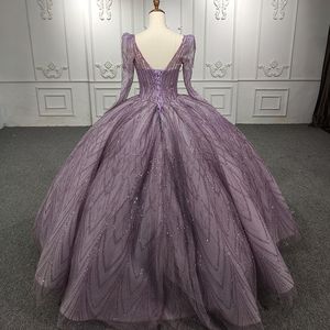 5667 Vente chaude Robe de soirée élégante décontractée pour femmes, couleur unie, manches longues, robe de fête sexy - Product Image 5