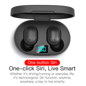 E6s TWS LED hiển thị không dây 6D Stereo Earbuds IPX5 không thấm nước tiếng ồn hủy bỏ in-ear Stereo Tai nghe - Product Image 3