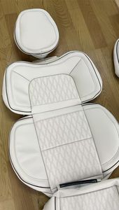 Fundas de Asiento de Coche de Cuero Nappa Blanco Personalizadas, Reemplazo Completo de Lujo para <span class=keywords><strong>Lincoln</strong></span> <span class=keywords><strong>Navigator</strong></span>, Clase E, Serie 7, Land Passat CC, A7 - Product Image 6