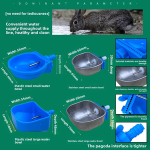 Bebedero automático <span class=keywords><strong>para</strong></span> <span class=keywords><strong>conejos</strong></span> a <span class=keywords><strong>precio</strong></span> <span class=keywords><strong>de</strong></span> fábrica, bebedero <span class=keywords><strong>de</strong></span> plástico <span class=keywords><strong>para</strong></span> la cría <span class=keywords><strong>de</strong></span> <span class=keywords><strong>conejos</strong></span>, cuenco <span class=keywords><strong>de</strong></span> agua <span class=keywords><strong>para</strong></span> <span class=keywords><strong>conejos</strong></span> <span class=keywords><strong>de</strong></span> acero inoxidable - Product Image 5