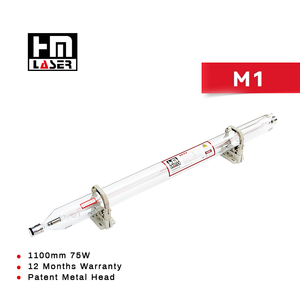 HM-M2 CO2 레이저 튜브 80w 100W 130W 금속 헤드 레드 도트 포인터 12 개월 보증 베이징 HM M2 - Product Image 3