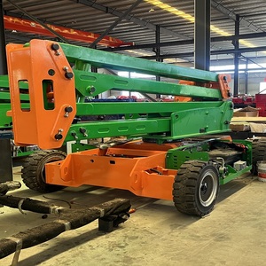 Plateforme <span class=keywords><strong>de</strong></span> travail aérienne articulée autopropulsée électrique hydraulique à rotation 360 degrés pour la construction, capacité 80-1000 kg - Product Image 1