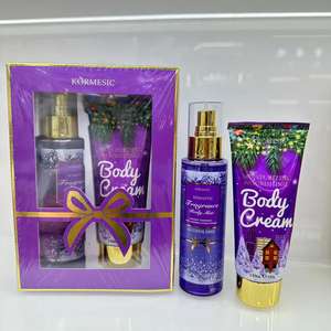 Juegos de loción en aerosol corporal <span class=keywords><strong>Victorio</strong></span> secret de marca blanca Fragancia de larga duración Perfume brillante al por mayor para mujeres - Product Image 2