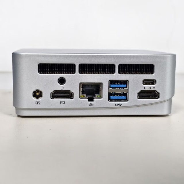 Gaming Mini PC AMD R5 5600U Quad Core DDR4 SSD 1G LAN WiFi 5 BT 5.2 Win11 3 Display Screen 2 HD USB3.0 Business Use 1-Year