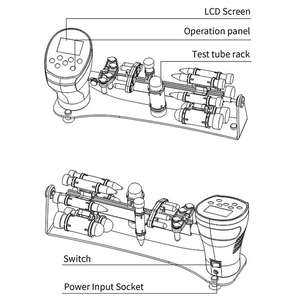 BNHT-XZ100 Velocidade ajustável Vortex Mixer Laboratório Rotary Mixer Oscilador Digital <span class=keywords><strong>Orbital</strong></span> <span class=keywords><strong>Shaker</strong></span> com display LCD - Product Image 5