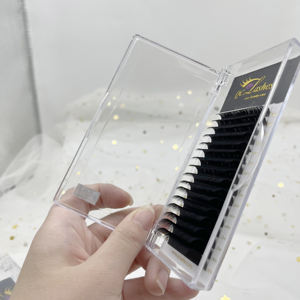 Großhandel Volumen Wimpern verlängerung liefert CC/D/DD/<span class=keywords><strong>M</strong></span>/L/LD/LC Curl Private Label Faux Nerz Wimpern Individuelle Wimpern verlängerung - Product Image 3