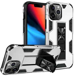 2 in 1 High Quality Kickstand Cell Phone Cases Drop Proof Heavy Duty Protection Durable back cover for iphone 13 pro