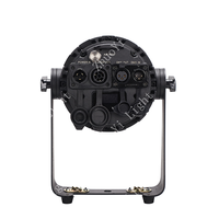 Projecteur LED ZY Mini RGBALC 6-en-1, étanche IP65, COB, connectable, contrôle DMX512, CRI92+, 1800-8500K, pour DJ extérieur
