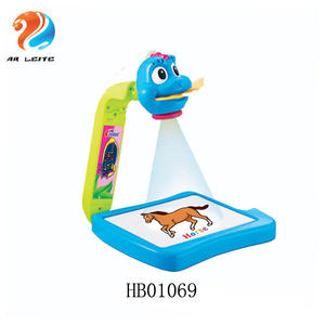 Высокое качество 3 в 1 обучающая маленькая парта настольная лампа проектор для рисования Рисование обучающих игрушек для детей, Рисунок игрушка-проектор - Product Image 3