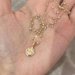 Collar de Plata de Ley S925 con Diseño Romántico de Fuegos Artificiales, Diseño de Nicho con Lujo Ligero, Collar de Hadas con Cristales de Circonio - Product Image 5