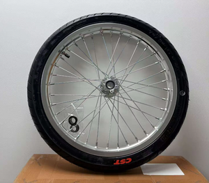 Kit de Ruedas Supermoto de Aluminio CNC de 17 Pulgadas, Llanta Cromada 70/90-17 90/80-17, para Motocicleta Eléctrica Sur-Ron Light Bee X - Product Image 5