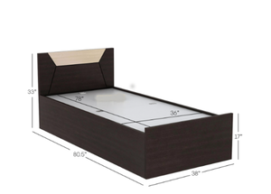 Modern Unique Design Wooden <strong>Single</strong> <strong>Bed</strong> for Children Feature with <strong>Storage</strong> Wood Panel Style - Product Image 6