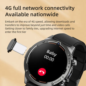 Jam Tangan Pintar Baterai Tahan Lama Grosir Layar AMOLD 1,5 Inci Pemantau Kesehatan Dengan Fungsi Kamera Ganda untuk Unisex - Product Image 4