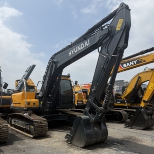 รถขุดฮุนได HX220HD 220LC มือสอง 22 ตัน ของแท้จากเกาหลี ชั่วโมงการใช้งานต่ำ ประหยัดน้ำมัน ประสิทธิภาพสูง สำหรับงานขุดเหมือง พร้อมใบรับรอง CE - Product Image 2