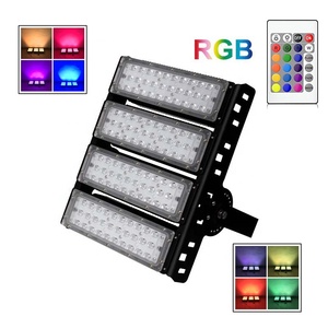 IP65 Wasserdichtes 50-W-LED-Flutlicht für den Außenbereich mit Fernbedienung RGB Buntes DMX512-LED-Modul mit externer Steuerung Sportstadion beleuchtung - Product Image 5