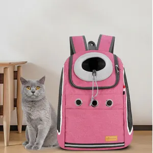2024 Pet Bike Backpack High Quality New Lightweight Smell Proof Pet Backpack Pet Baby Carrier Bag Sling
