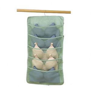 Organizador de Ropa Interior y Calcetines Plegable de Doble Cara para Colgar en la Puerta del Armario, con Tela No Tejida - Product Image 3