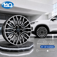 Jantes forgées en gros 18*8 19*9.5 5x112 pour Mercedes-Benz AMG 5x112, jantes noires usinées pour classes C, E, S, GLC, OEM personnalisées