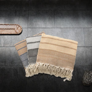 ผ้าห่มนวมปักลายสไตล์ตุรกี ขนาดใหญ่ 130*180 ซม. ผ้าฝ้าย 100% นุ่ม หนา ตกแต่งพู่ห้อย ขายส่งจากโรงงาน - Product Image 3