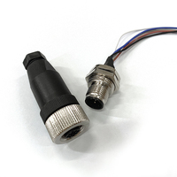 Connecteur de câble circulaire femelle/mâle M8 M12 2 3 4 5 8 12 17 broches, étanche IP67 IP68 et antidéflagrant