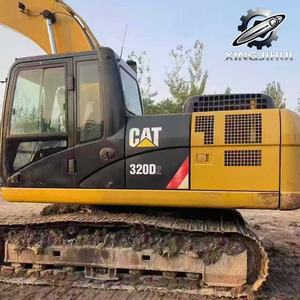 Excavatrice Caterpillar 320D2 de 20 tonnes, d'occasion, de marque japonaise, moteur CAT, excavatrice sur chenilles, d'occasion, de grande taille, provenant du Japon. - Product Image 2