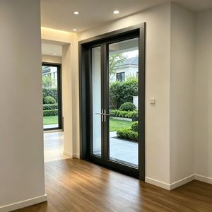 Puerta Batiente XLB-80 de Larga Duración con Núcleo Metálico Deslizante, Resistente a Tormentas, Unidad para Vestíbulo con Estructura Contemporánea de Aleación para Ventilación en Azoteas - Product Image 3