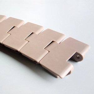 Bảng Top chuỗi đá đen chuỗi 880325 880450 nhựa POM chuyển đường cong băng tải Màu Cà Phê chai Side flexing chuỗi - Product Image 4