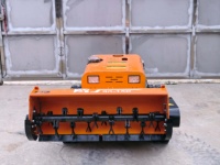 Tondeuse à gazon diesel 15 CV autopropulsée à braquage zéro, moteur RC, largeur de coupe 100 cm, pour pentes et talus, désherbage