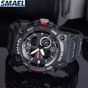 Reloj Deportivo SMAEL, Resistente al Agua 50M, Reloj Despertador de Cuarzo, Relojes de Pulsera Analógicos y Digitales con Luz, Relojes Digitales para Hombre 8007 - Product Image 5