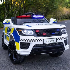 Auto Elettrica Giocattolo a Quattro Ruote per Bambini, Veicolo Telecomandato a Batteria per Ragazzi e Ragazze, Include Passeggino Stile Auto della Polizia - Product Image 2