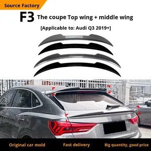 Aileron supérieur ABS pour Audi <span class=keywords><strong>Q3</strong></span> F3 Coupé 2019+, aileron central, autocollant de voiture, accessoires de modification - Product Image 5