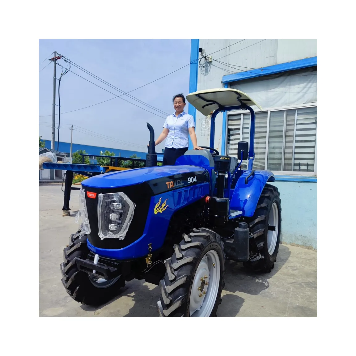 Venda quente Agricultura Farm Massey Ferguson Tratores Feitos Na China