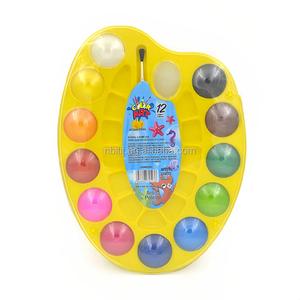 Mejor venta al por mayor barato portátil 12 colores Soild acuarela pinturas Set - Product Image 1