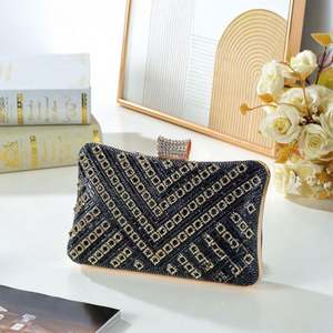 Bolsos de Noche de Cristal con Cuentas y Pedrería para Novia, Boda, Fiesta de Graduación - Product Image 5