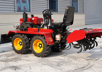 Fabricant de machine à moissonner 25hp 35hp 50hp 80hp petit tracteur de tondeuse à gazon mini tracteur à chenilles de ferme de jardin