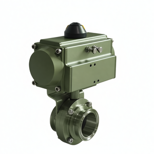 Válvula de Mariposa Neumática con Abrazadera de Acero Inoxidable Sanitario de Grado Alimenticio de 1 Pulgada para Pedidos Urgentes COVNA - Product Image 1