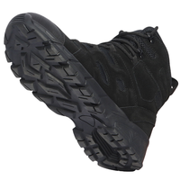 Bottes tactiques ultra-légères pour hommes et femmes Chaussures de randonnée antidérapantes en laine et cuir durables pour l'extérieur