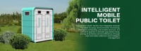 Toilettes mobiles à structure en acier durable, toilettes chimiques publiques, vente en gros directe d'usine en Chine, prix de vente en gros