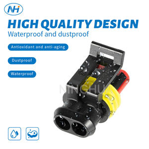 Conector de Arnés de Cables con Terminal de 2 Pines Eléctrico Automotriz Impermeable 282080-1 para Autopartes - Product Image 5