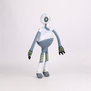 En stock, el más vendido: Peluche del robot Rhodes Roz <span class=keywords><strong>de</strong></span> la <span class=keywords><strong>película</strong></span> Wild Robot Desert Island - Product Image 2