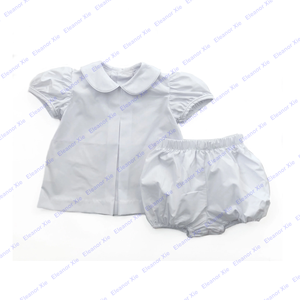 100% algodón bordado en blanco niños niñas camisetas de manga corta con <span class=keywords><strong>volantes</strong></span> recién nacido bebé niña <span class=keywords><strong>camiseta</strong></span> - Product Image 5