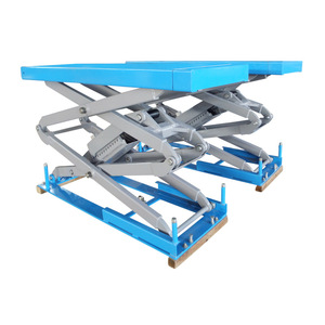 Elevadores Hidráulicos Ultrafinos de Acero para Autos, Elevadores de Tijera para Vehículos Grandes y Pequeños, Capacidad de Elevación de 5t, Modelo JCJS-0001 - Product Image 1